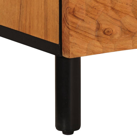 Bedside Cabinet 40X33X46 Cm Solid Wood Acacia