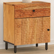 Bedside Cabinet 50X33X60 Cm Solid Wood Mango