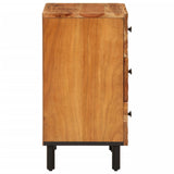 Bedside Cabinet 50X33X60 Cm Solid Wood Acacia
