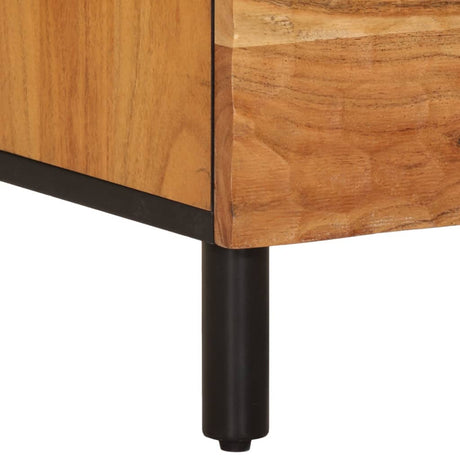 Bedside Cabinet 50X33X60 Cm Solid Wood Acacia