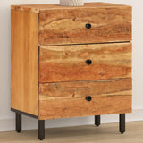 Bedside Cabinet 50X33X60 Cm Solid Wood Acacia