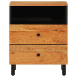 Bedside Cabinet 50X33X60 Cm Solid Wood Acacia