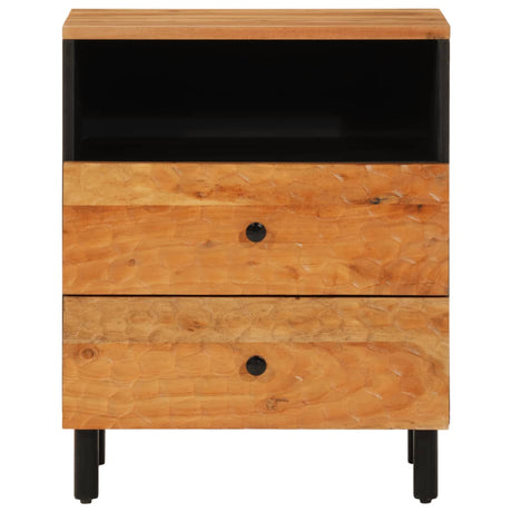 Bedside Cabinet 50X33X60 Cm Solid Wood Acacia