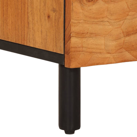 Bedside Cabinet 50X33X60 Cm Solid Wood Acacia