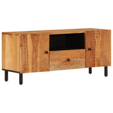 Tv Cabinet 105X33X46 Cm Solid Wood Acacia