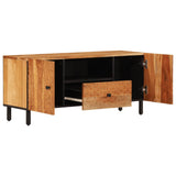 Tv Cabinet 105X33X46 Cm Solid Wood Acacia