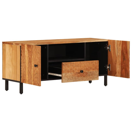 Tv Cabinet 105X33X46 Cm Solid Wood Acacia