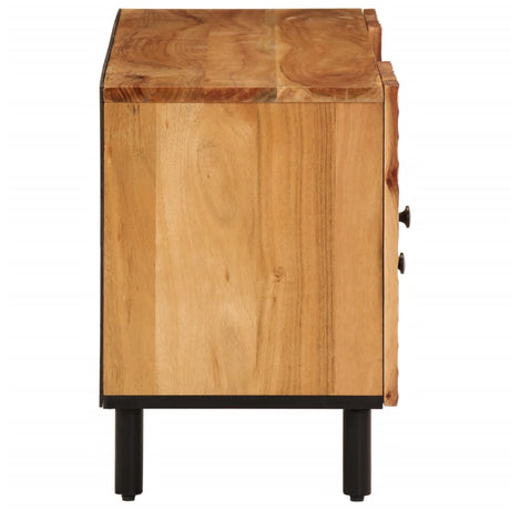 Tv Cabinet 105X33X46 Cm Solid Wood Acacia
