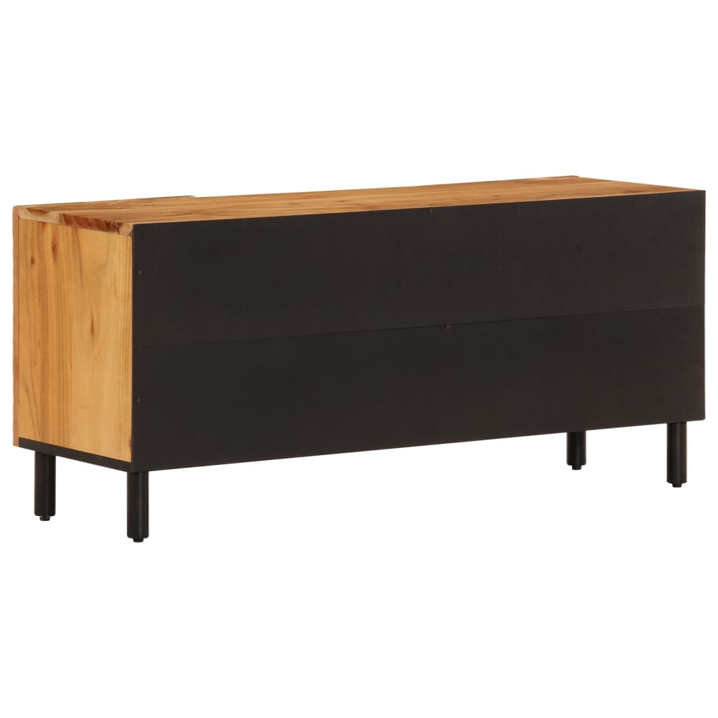 Tv Cabinet 105X33X46 Cm Solid Wood Acacia