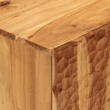 Tv Cabinet 105X33X46 Cm Solid Wood Acacia