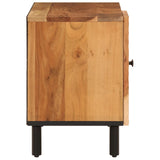 Tv Cabinet 80X33X46 Cm Solid Wood Acacia
