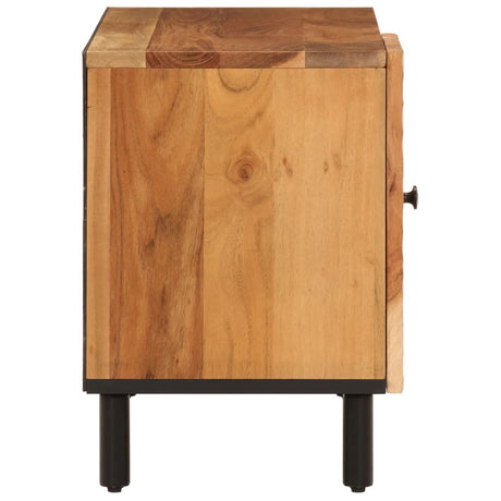 Tv Cabinet 80X33X46 Cm Solid Wood Acacia