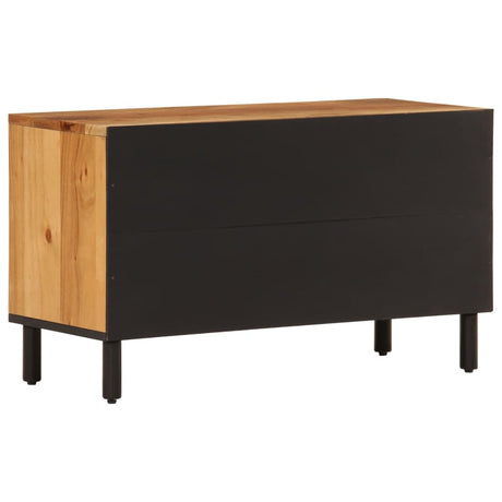 Tv Cabinet 80X33X46 Cm Solid Wood Acacia