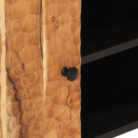 Tv Cabinet 80X33X46 Cm Solid Wood Acacia