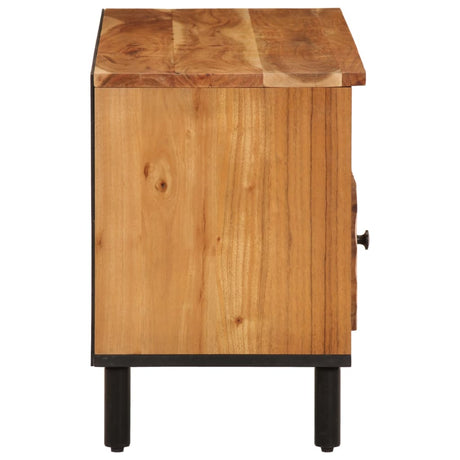 Tv Cabinet 100X33X46 Cm Solid Wood Acacia