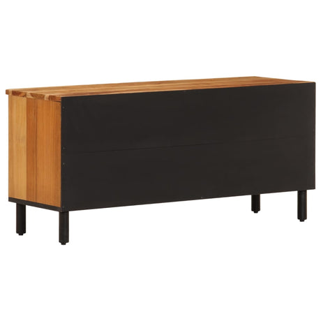 Tv Cabinet 100X33X46 Cm Solid Wood Acacia