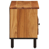 Tv Cabinet 80X33X46 Cm Solid Wood Acacia