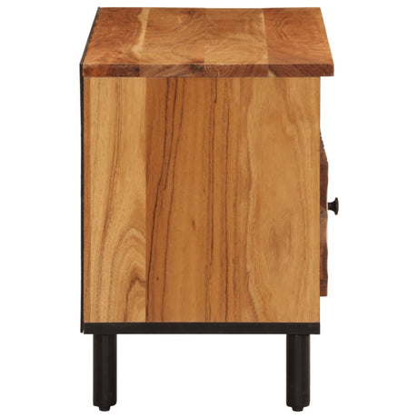 Tv Cabinet 80X33X46 Cm Solid Wood Acacia