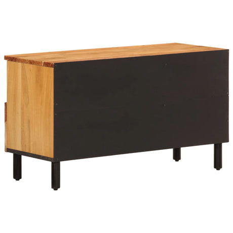 Tv Cabinet 80X33X46 Cm Solid Wood Acacia