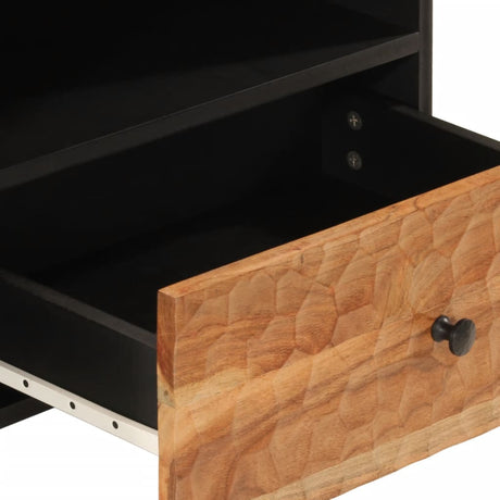 Tv Cabinet 80X33X46 Cm Solid Wood Acacia