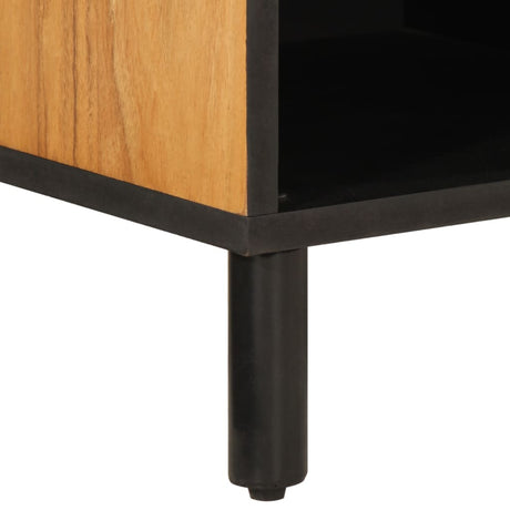 Tv Cabinet 80X33X46 Cm Solid Wood Acacia