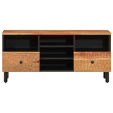 Tv Cabinet 100X33X46 Cm Solid Wood Acacia