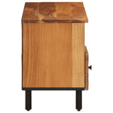 Tv Cabinet 100X33X46 Cm Solid Wood Acacia