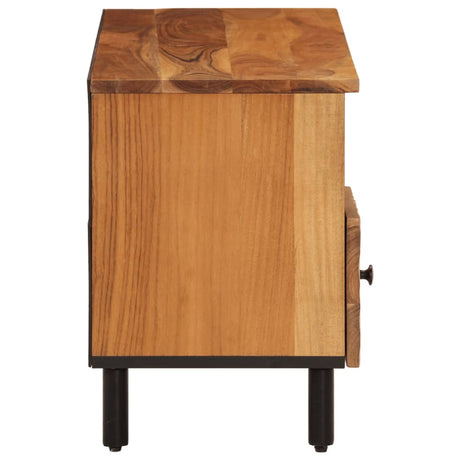 Tv Cabinet 100X33X46 Cm Solid Wood Acacia
