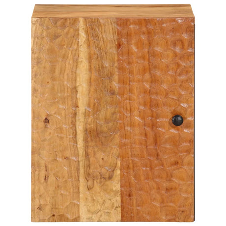 Bathroom Wall Cabinet 38X33X48 Cm Solid Wood Acacia