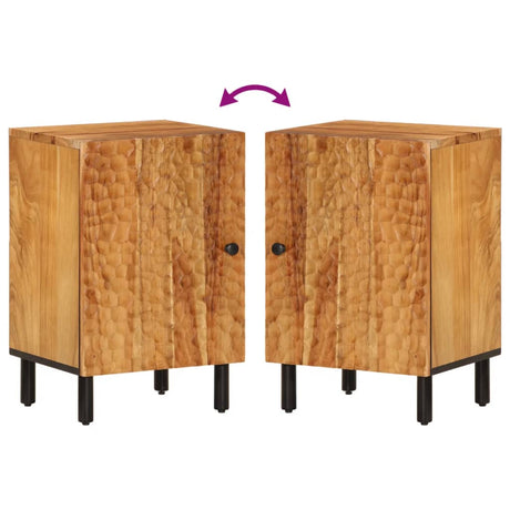 Bathroom Cabinet 38X33X58 Cm Solid Wood Acacia