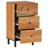 Side Cabinet 40X33X75 Cm Solid Wood Acacia