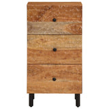 Side Cabinet 40X33X75 Cm Solid Wood Acacia