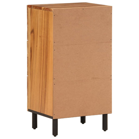 Side Cabinet 40X33X75 Cm Solid Wood Acacia