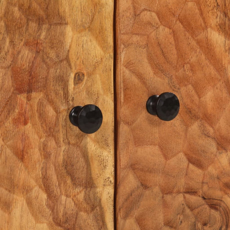 Side Cabinet 60X33X75 Cm Solid Wood Acacia
