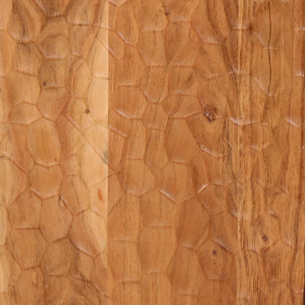 Side Cabinet 60X33X75 Cm Solid Wood Acacia