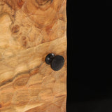 Side Cabinet 80X33X75 Cm Solid Wood Acacia