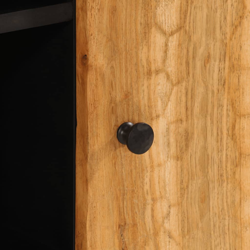 Side Cabinet 90X33X75 Cm Solid Wood Acacia