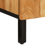 Side Cabinet 90X33X75 Cm Solid Wood Acacia