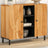 Side Cabinet 90X33X75 Cm Solid Wood Acacia