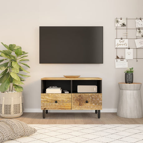 Tv Cabinet 70X33X46 Cm Solid Wood Acacia