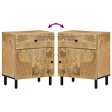Bedside Cabinet 50X33X60 Cm Solid Wood Mango
