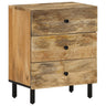 Bedside Cabinet 50X33X60 Cm Solid Wood Acacia
