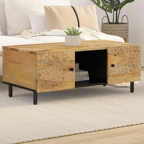 Coffee Table 100X54X40 Cm Solid Wood Acacia