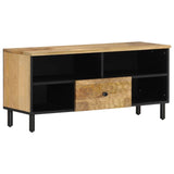 Tv Cabinet 100X33X46 Cm Solid Wood Acacia