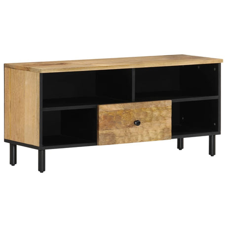 Tv Cabinet 100X33X46 Cm Solid Wood Acacia