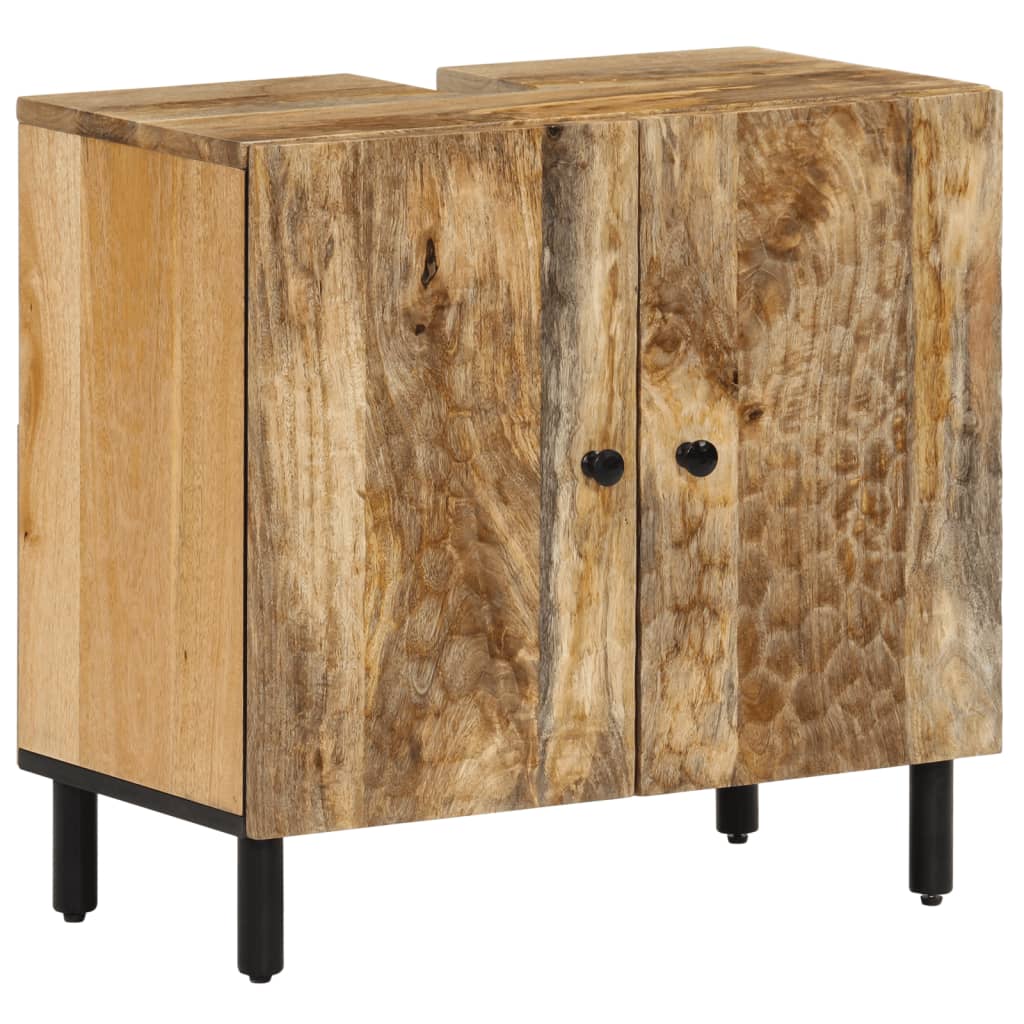 Bathroom Sink Cabinet 62X33X58 Cm Solid Wood Mango