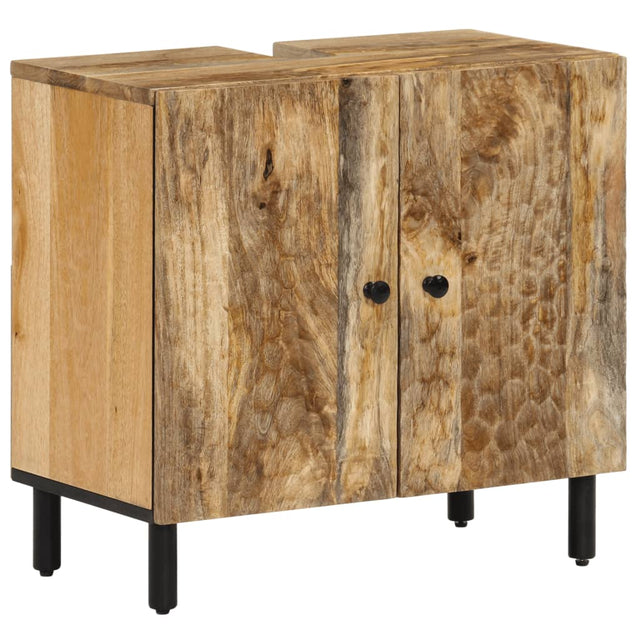 Bathroom Sink Cabinet 62X33X58 Cm Solid Wood Mango