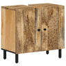 Bathroom Sink Cabinet 62X33X58 Cm Solid Wood Mango