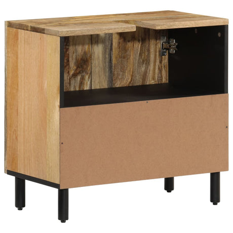 Bathroom Sink Cabinet 62X33X58 Cm Solid Wood Mango