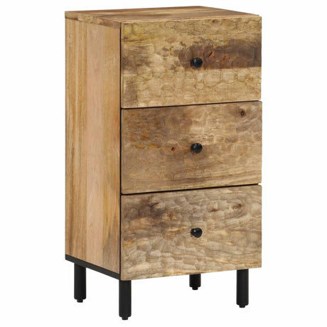 Side Cabinet 40X33X75 Cm Solid Wood Acacia